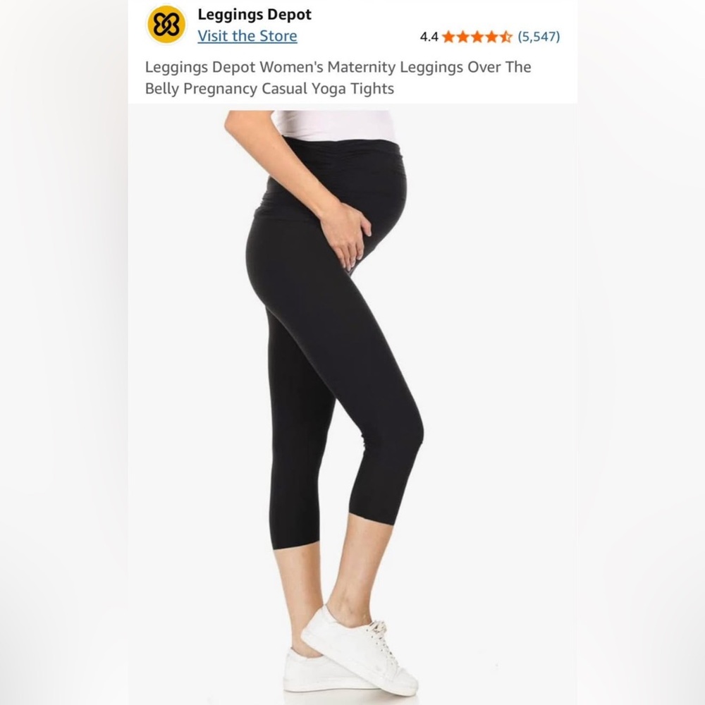 Black Maternity Leggings